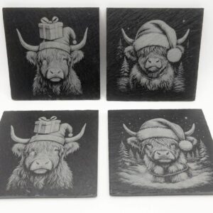 4 Slate Coasters