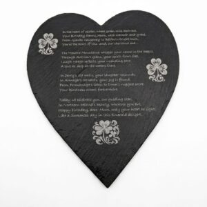 Large Personalised Hanging Slate (Various Shapes)